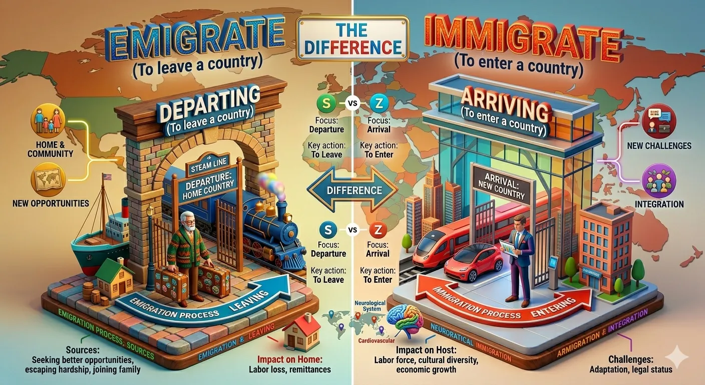 Emigrate or Immigrate