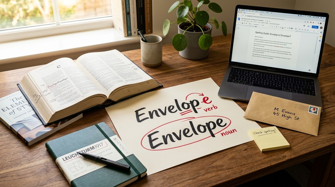 envelop or envelope