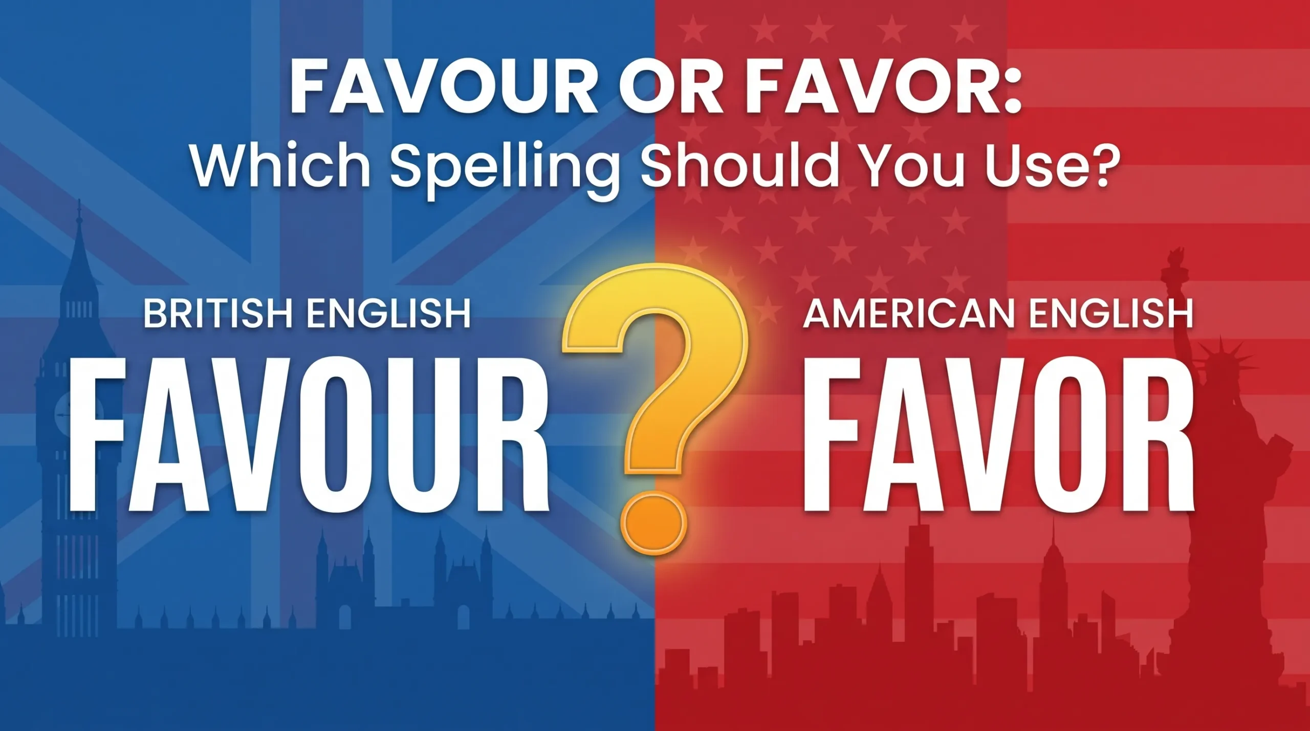 favour or favor