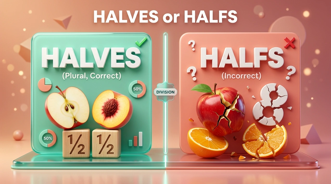 Halves or Halfs