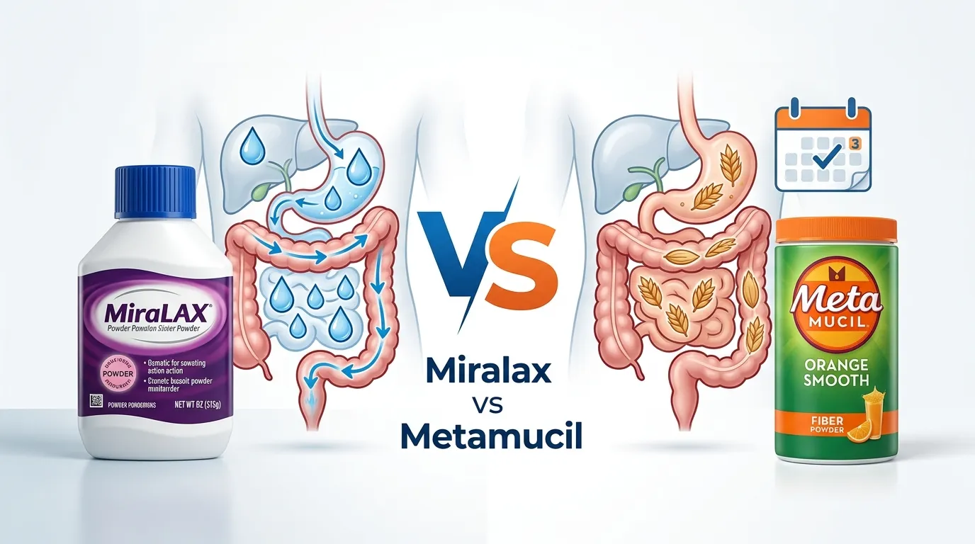 Miralax or Metamucil