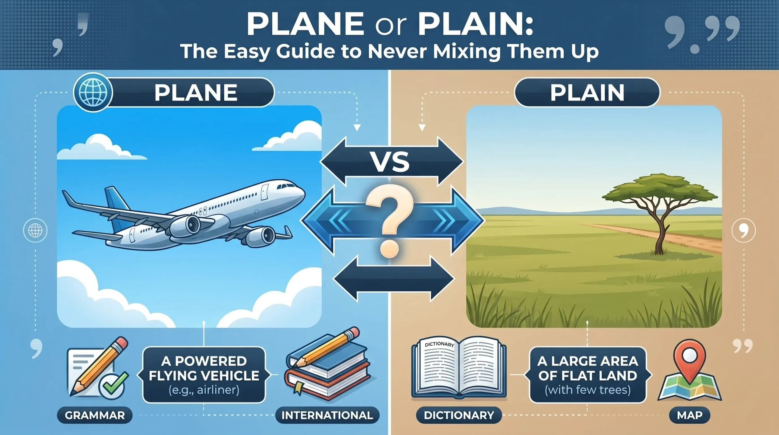 plane or plain