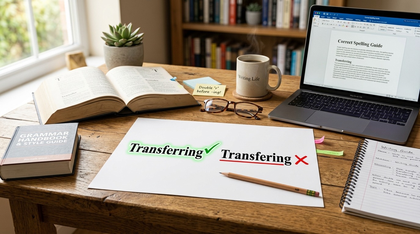 transferring or transfering