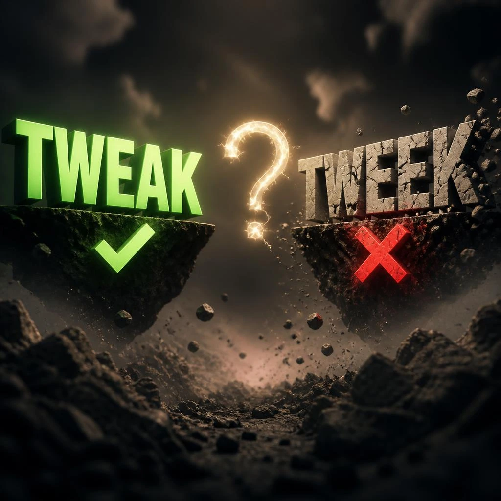 tweak or tweek