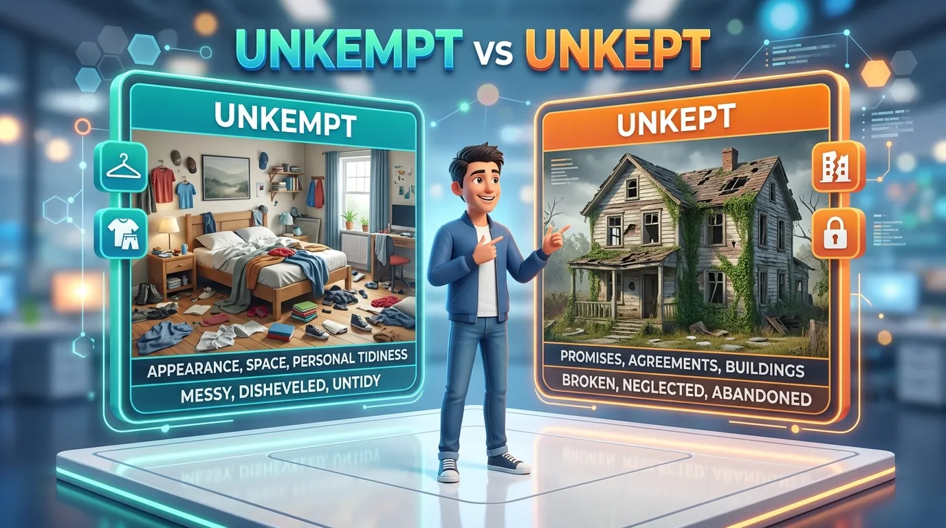 Unkempt or Unkept