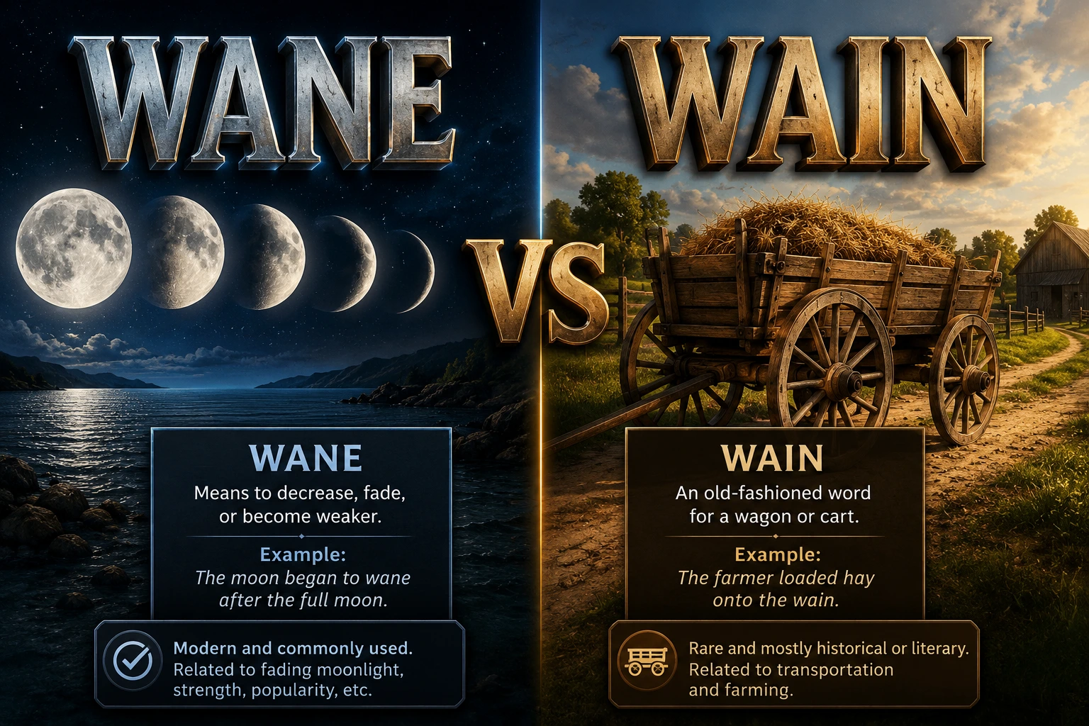 wane or wain