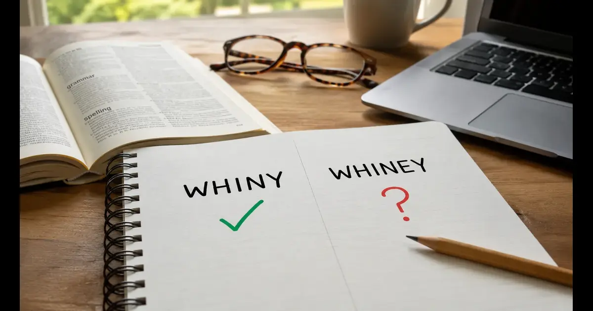 Whiny or Whiney