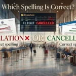 Cancelation or Cancellation