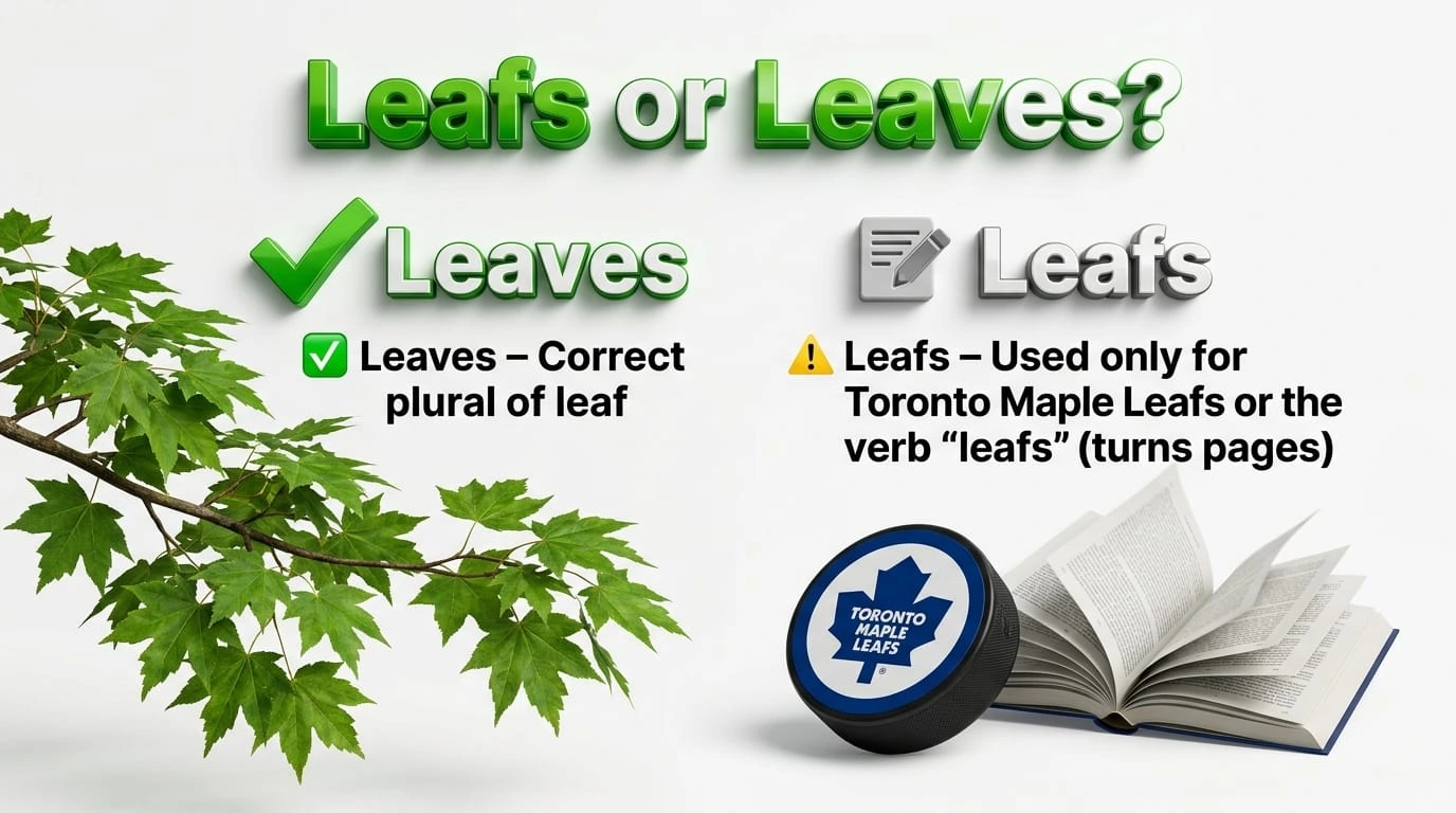 Leafs or Leaves