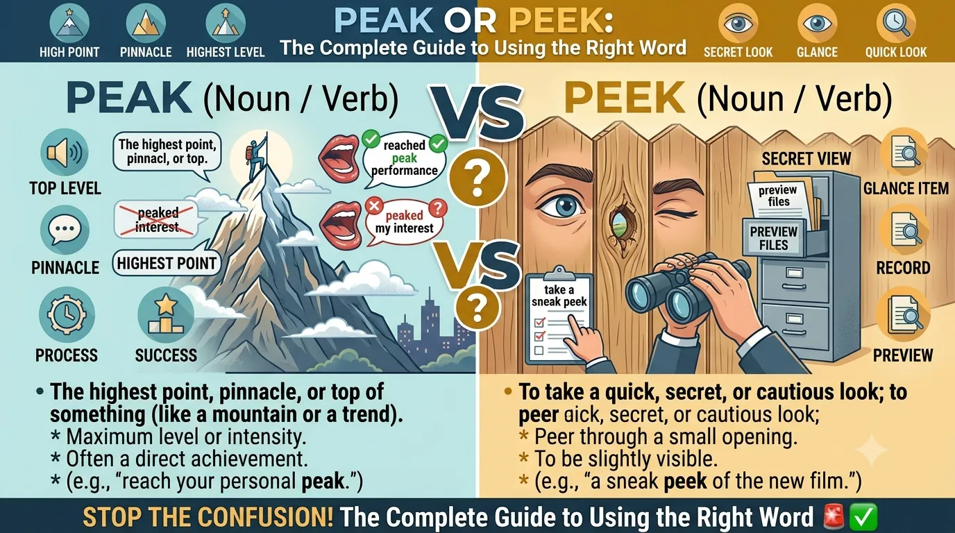 Peak or Peek