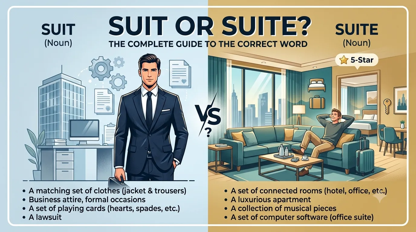 suit or suite