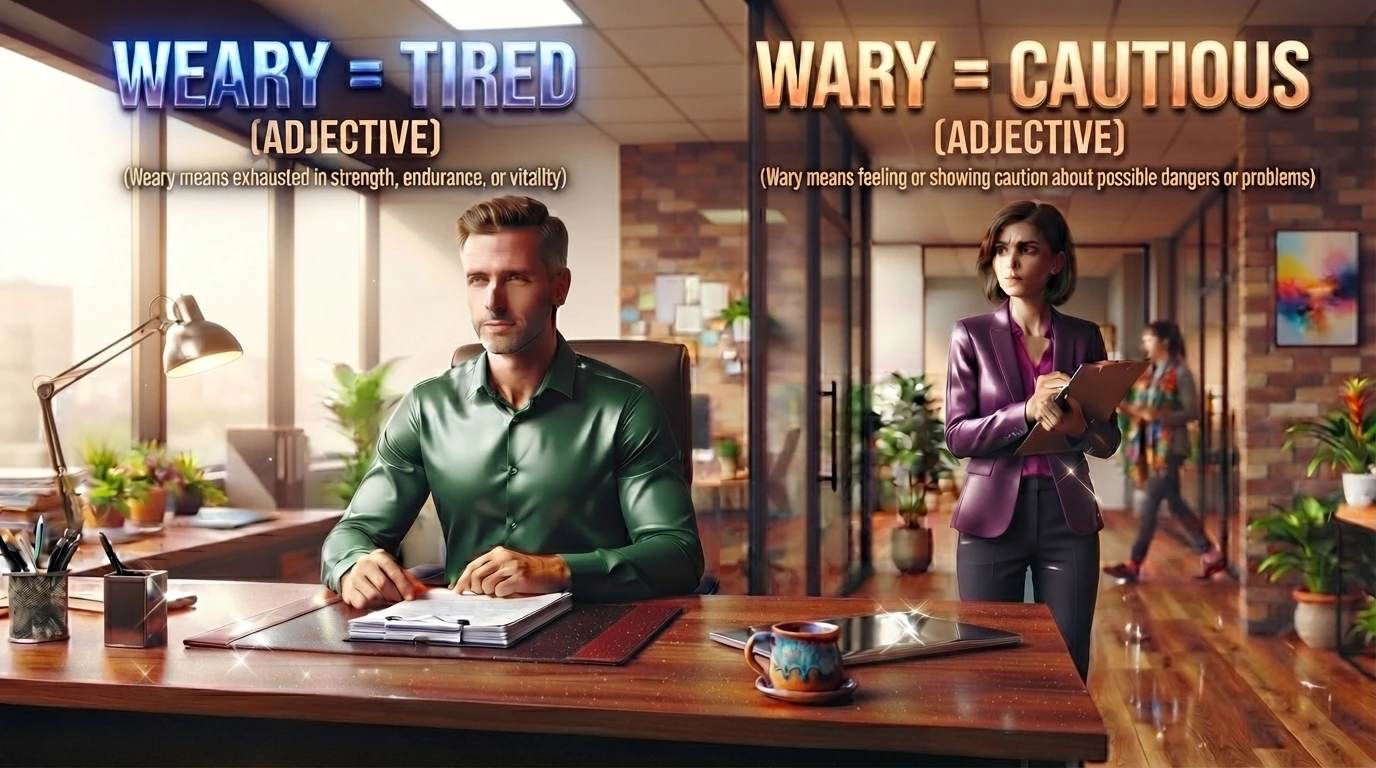 Weary or Wary