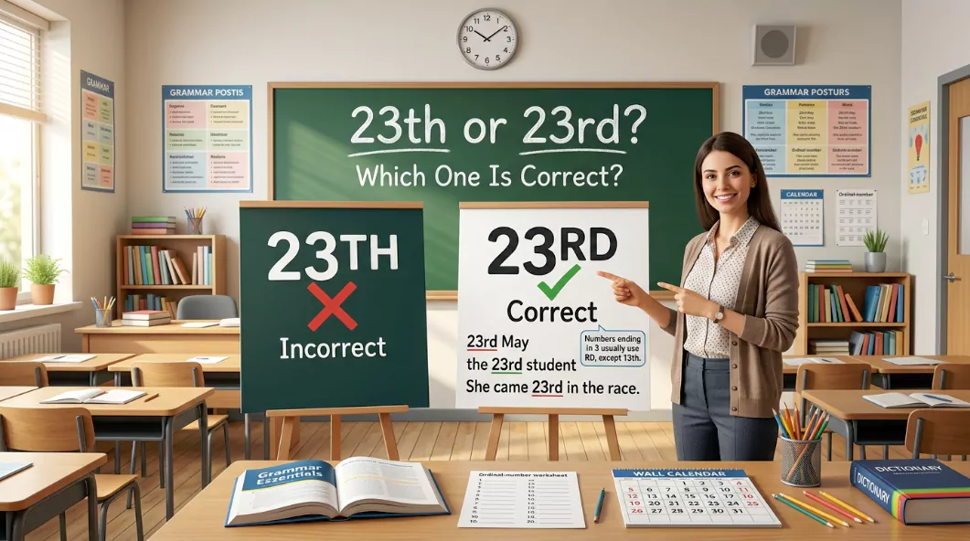 23th or 23rd Which One Is Correct