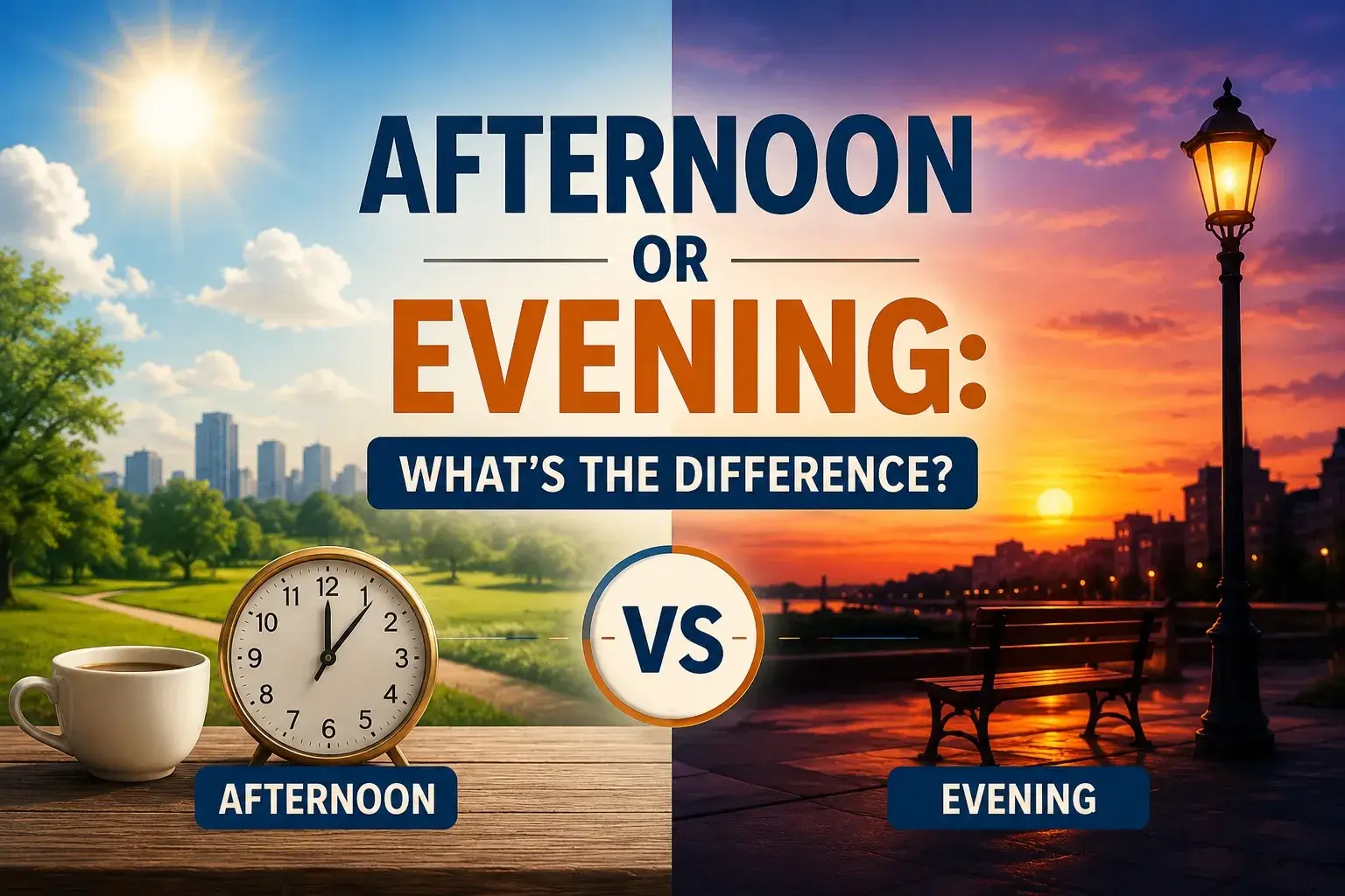 Afternoon or Evening: What’s the Difference?
