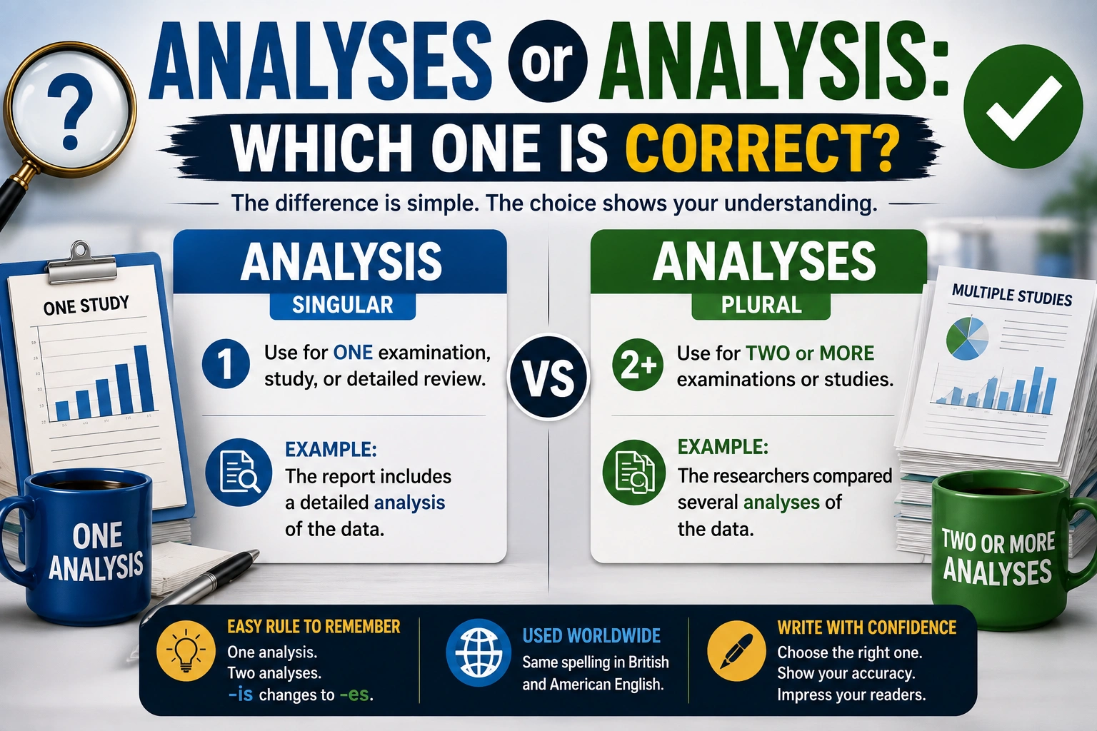 Analyses or Analysis: Which One Is Correct?