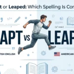 Leapt or Leaped