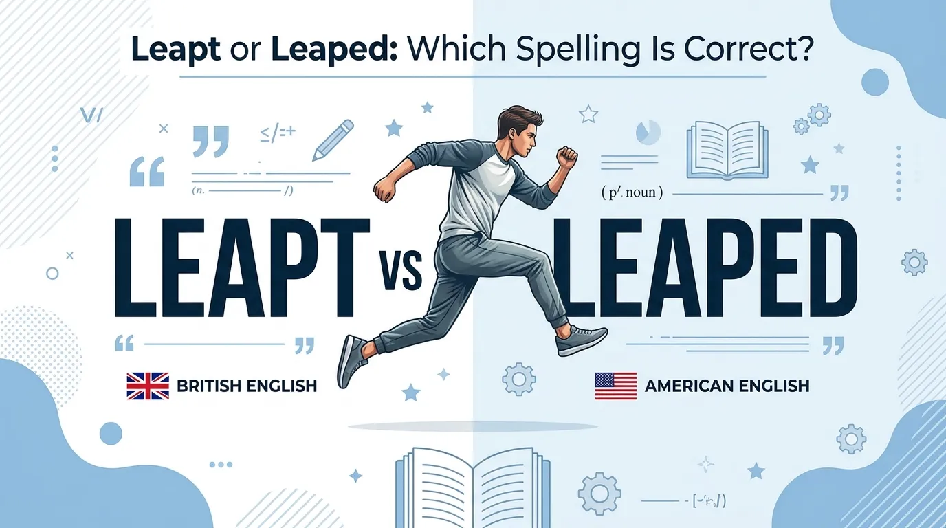 Leapt or Leaped