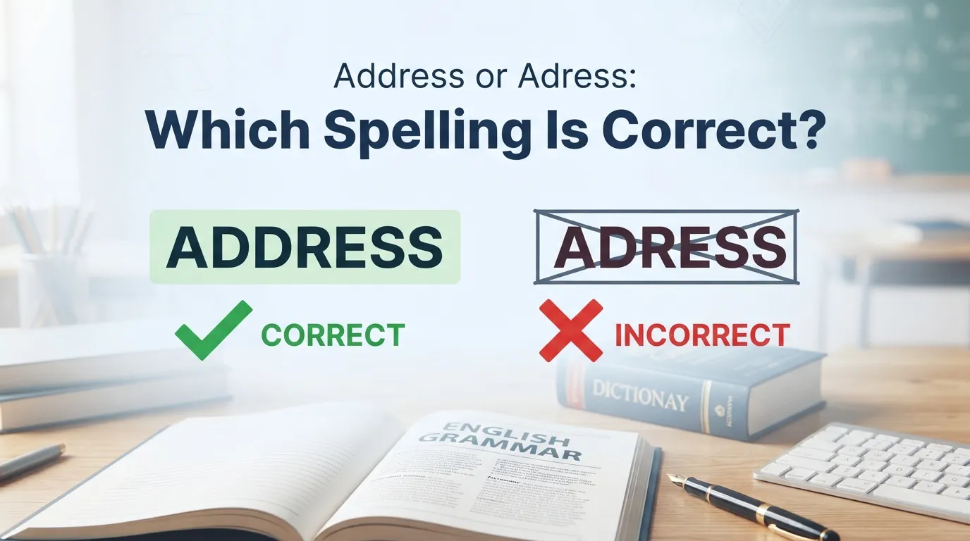 Address or Adress
