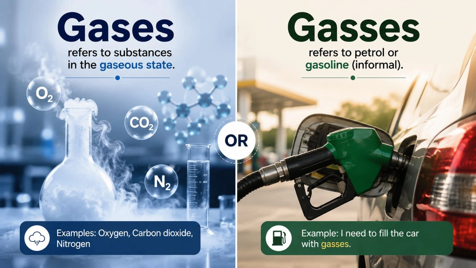gases or gasses