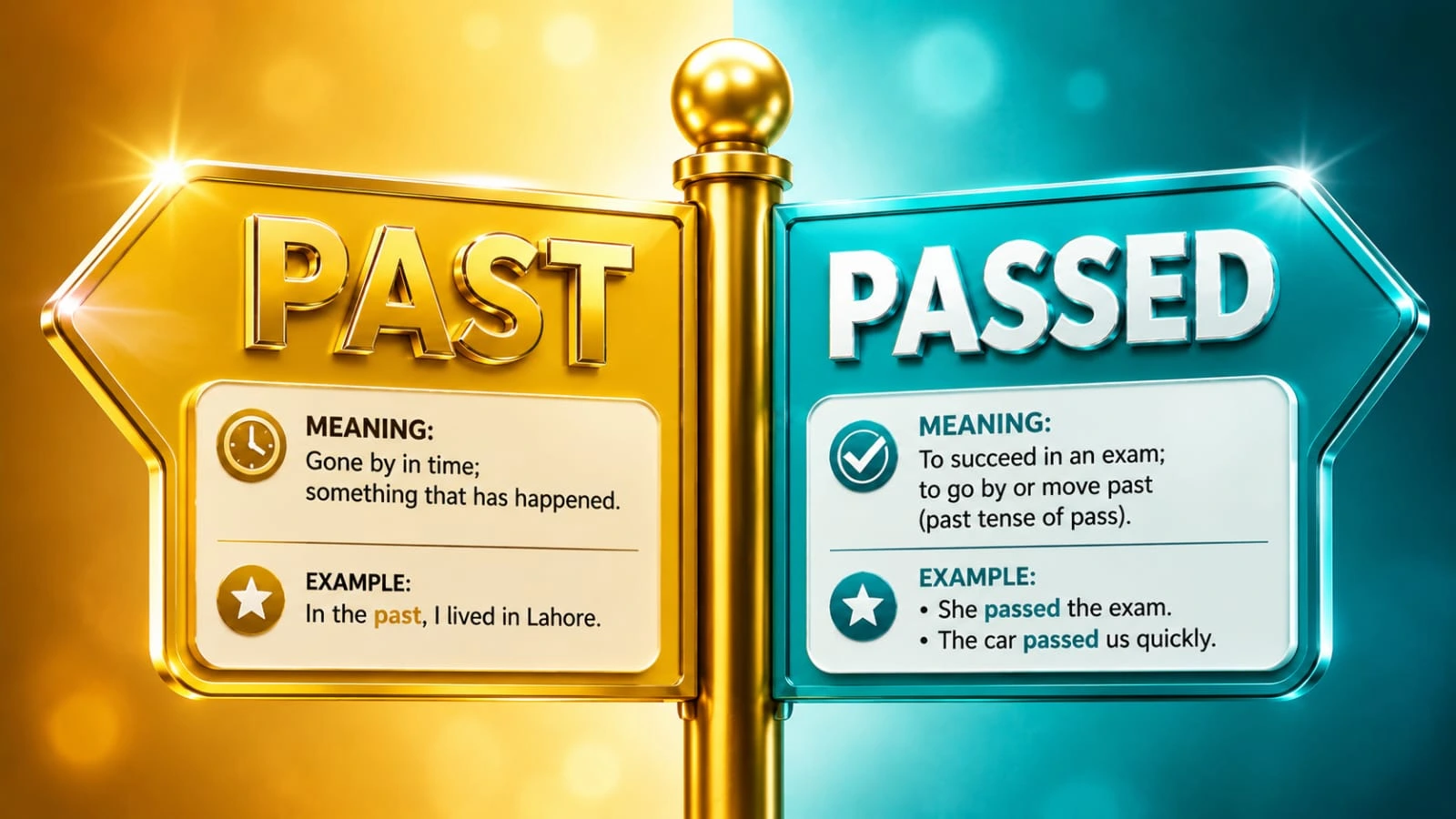 past or passed