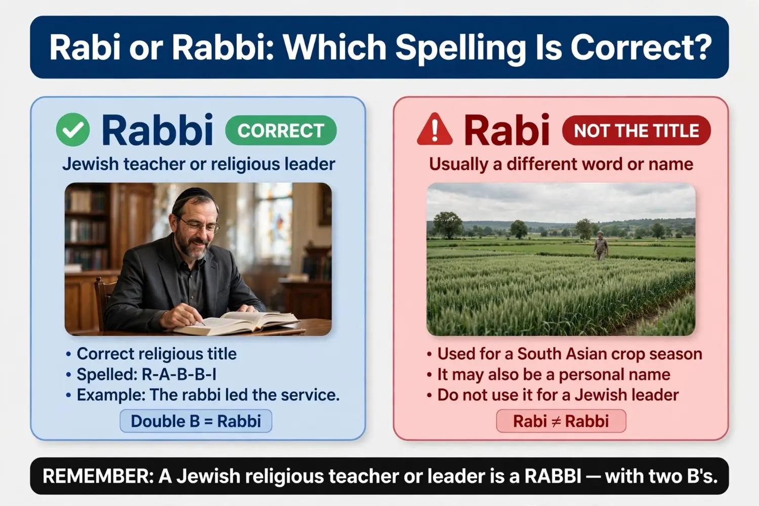 Rabi or Rabbi