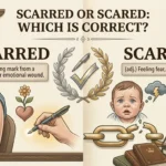 Scarred or scared
