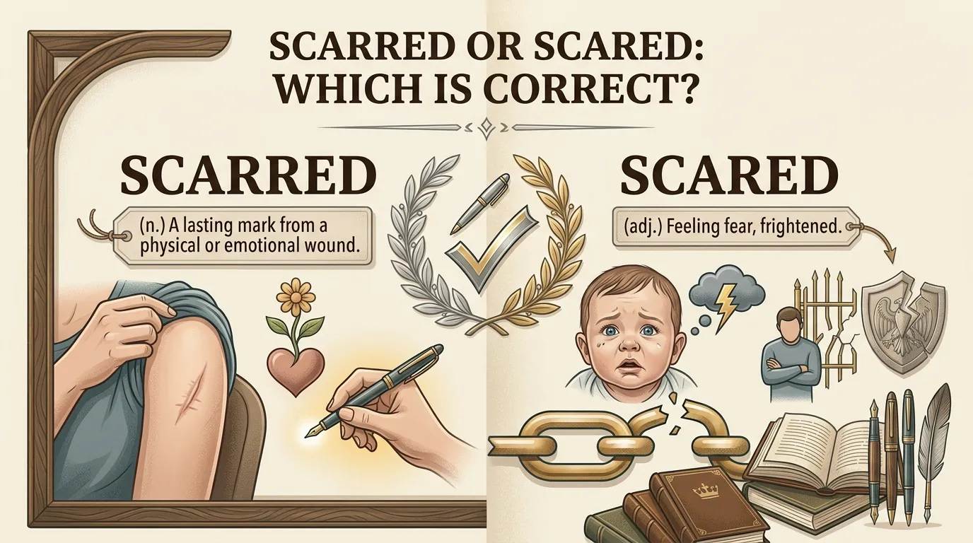 Scarred or scared