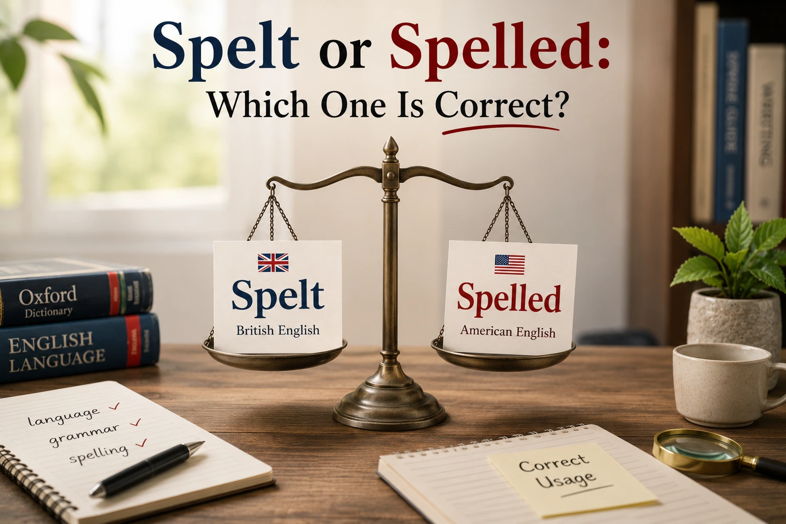 spelt or spelled